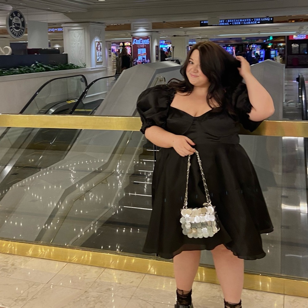 Selkie black dress, size 3X